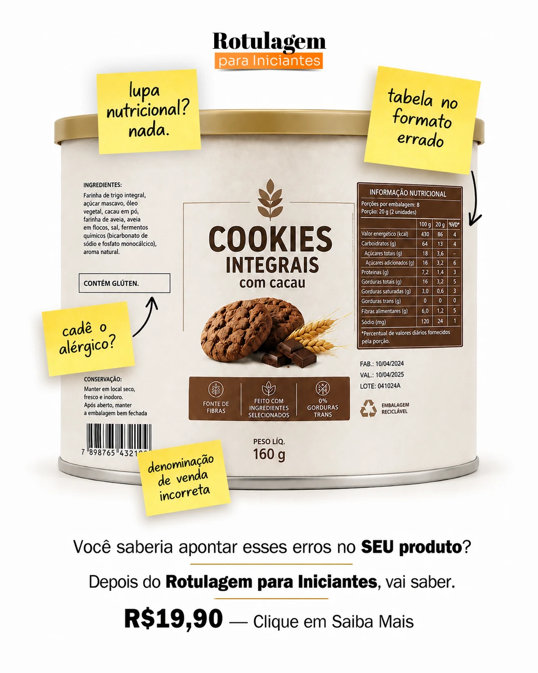 Food-labeling performance ad